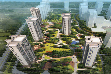 翡翠城9楼132平三室带车位储99万可按揭